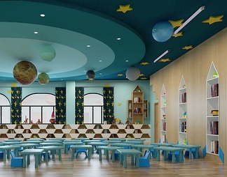 培训学校3D下载